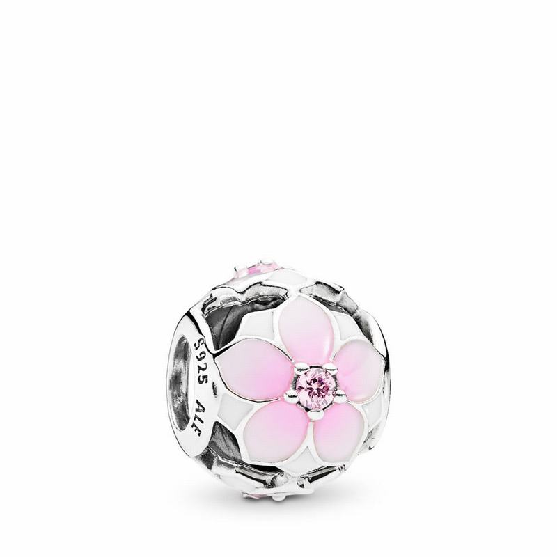 Pandora Magnolia Bloom Charm NZ, Sterling Silver (134659-QUV)